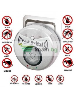 Ултразвуков уред против насекоми и вредители Pest Reject Pro